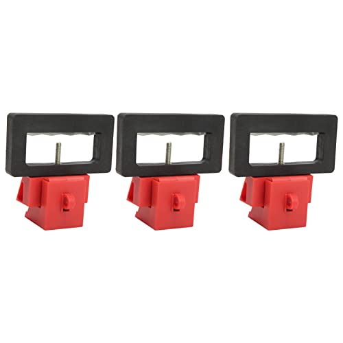 Saluaqui 3pcs Klemme auf Leiterschaltersperrvorrichtung für Extra Große Geformte Leistungsschaltertechnik Kunststoff Bis zu 70 Mm Griffbreite Saluaqui 3pcs Klemme auf Leiterschaltersperrvorrichtung für Extra Große Geformte Leistungsschaltertechnik Kunststoff Bis zu 70 Mm Griffbreite von Saluaqui