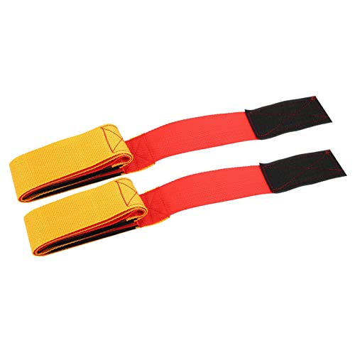 Saluaqui Elastic -Team -Befestigungsband für 3/5/8 Personenspiele Stretchy Hook und Loop Gurt, Teamarbeit Koordination und Gleichgewicht Trainingsausrüstung Im Freien (Normale Version 3 Personen) von Saluaqui