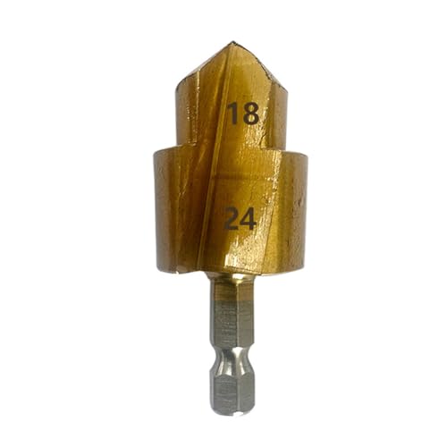 Saluaqui Hochvorbereitete Spigot -Reamer -Bit mit Sechseckiger Schaft für PPR Kunststoffe Robuste Lagerstahl, die die Flugwerkzeuge von Klempner Erweitern Vielseitig für Zuhause und (25) von Saluaqui