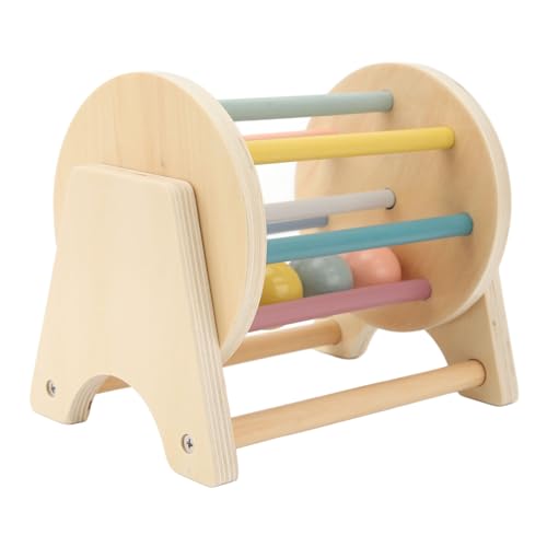 Saluaqui Hölzerne Rassel Rolling -Trommel für Kleinkinder - Verbessert das Logikdenken, die Koordination von Handaugen und die Wissenschaftliche Wahrnehmung Sicheres Basswood Zylinder Rolling Saluaqui Hölzerne Rassel Rolling -Trommel für Kleinkinder - Verbessert das Logikdenken, die Koordination von Handaugen und die Wissenschaftliche Wahrnehmung Sicheres Basswood Zylinder Rolling von Saluaqui