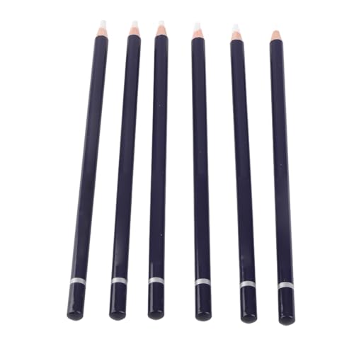 Saluaqui Premium 6PCS -Radierbleistift -Set mit Einfachem Erasion und Komfortables Grip Verbundholz Radiergummi Stift für Skizze, Illustration und Breite Anwendung von Saluaqui