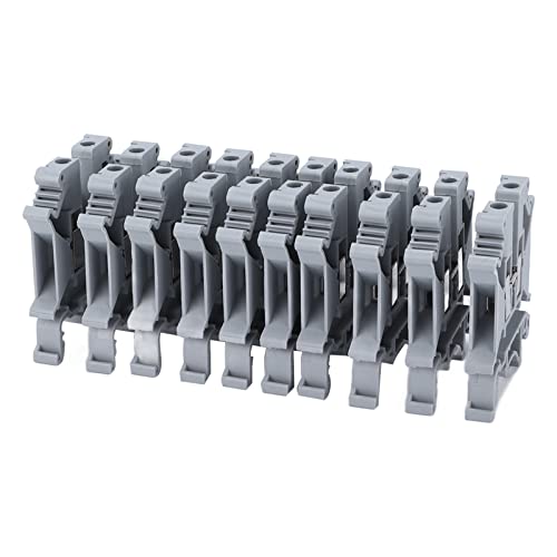 Saluaqui Schraubtyp Anschluss Block DIN RAIL MOBTER KOPATER -Klemmen 100pcs Set - 800 V 41A Elektrische Kabelkit mit Absulierten Schale Saluaqui Schraubtyp Anschluss Block DIN RAIL MOBTER KOPATER -Klemmen 100pcs Set - 800 V 41A Elektrische Kabelkit mit Absulierten Schale von Saluaqui