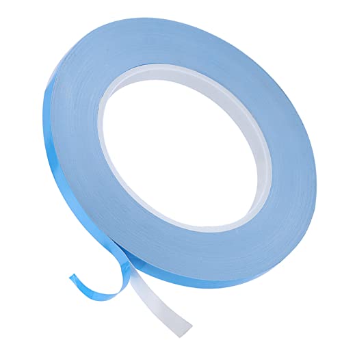 Saluaqui Thermisches Klebeband 8 Mm Doppelseitig mit Hoher Thermischer Leitfähigkeit für LED-IC-Flossenkühler, Wärmeisolierung Adhäsiv, Ultraviolett-resistente Energiesparende Lösung von Saluaqui