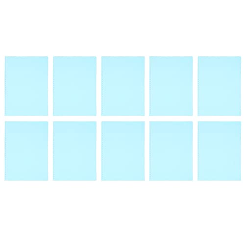 Saluaqui Vielseitige Klare Blechpapierpapierabdeckung - Matte A4 Größe mit 30 Löchern - Flexible PP Kunststoffbindungsabdeckung 20pcs Hellgrün (hellgrün) von Saluaqui