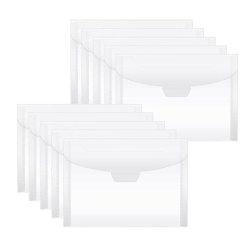 Saluaqui Vielseitige Sterablagerungsumschläge mit Magnetenblättern Zum Handwerk - 10pcs 190x140mm Stempelstempelspeichertaschen & 127x177mm Magnetic Sheets für die Geschnittene Organisation (1) von Saluaqui