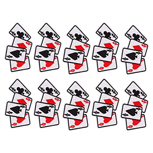 Sticked Play Card Patch Eisen auf Applique - 20 Prozent Baumwolltuchflecken für DIY -Accessoires, Kleidung, Hüte, T Shirts, Rucksäcke Nähte Sticked Play Card Patch Eisen auf Applique - 20 Prozent Baumwolltuchflecken für DIY -Accessoires, Kleidung, Hüte, T Shirts, Rucksäcke Nähte von Saluaqui