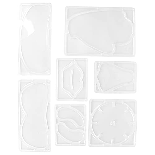 Vielseitige Gesichtsmaskenform für DIY -Gesichtsmasken und Patchformen - Wiederverwendbare Gesichtsmaskenplatten für Zuhause und Salon, Leicht und Leicht zu Reinigen von Saluaqui