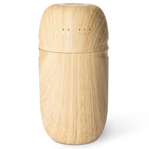 SALUBRITO Aroma Diffuser Kabellos, Wiederaufladbar Wasserlos Diffusor für Ätherische Öle, Duftöl Diffuser Akkubetrieben für Auto Büro Zuhause von Salubrito