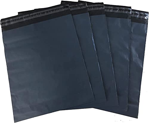 100 Stück Folienversandbeutel Versandbeutel Versandtasche 45x60cm, schwarz mit selbstklebend, Extra groß, Extra Dick von Salvation