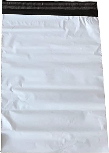 100 Stück Folienversandbeutel Versandbeutel Versandtasche 50x60cm, Weiß mit selbstklebend, Extra groß, Extra Dick von Salvation