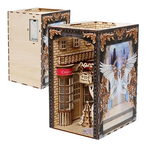 Miniatur-Buchecken-Set, kreatives 3D-Puzzle-Büchecken-Set mit LED-Licht, Bücherregal-Dekoration, dekorative Buchstütze für Geburtstag, Neujahr, Weihnachten, Ostern Miniatur-Buchecken-Set, kreatives 3D-Puzzle-Büchecken-Set mit LED-Licht, Bücherregal-Dekoration, dekorative Buchstütze für Geburtstag, Neujahr, Weihnachten, Ostern von Salyeeluly