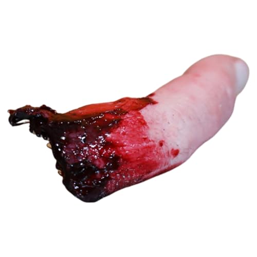 Salyeeluly Realistischer Abgetrennter Finger | Gefälschte Blutige Finger | Abgehackte Finger-Requisiten Für Halloween-Dekoration, Horror-Party Und Kostüm-Zubehör Salyeeluly Realistischer Abgetrennter Finger | Gefälschte Blutige Finger | Abgehackte Finger-Requisiten Für Halloween-Dekoration, Horror-Party Und Kostüm-Zubehör von Salyeeluly