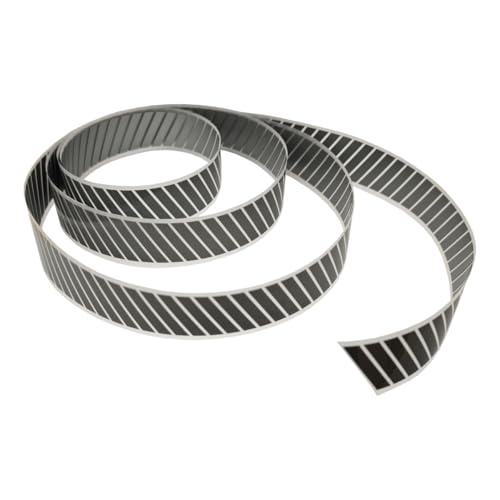 Salzmann Reflektierendes Streifen-Klebeband zum Aufbügeln - 2.5cm x 300cm - Reflektorband zum Aufbügeln von Salzmann
