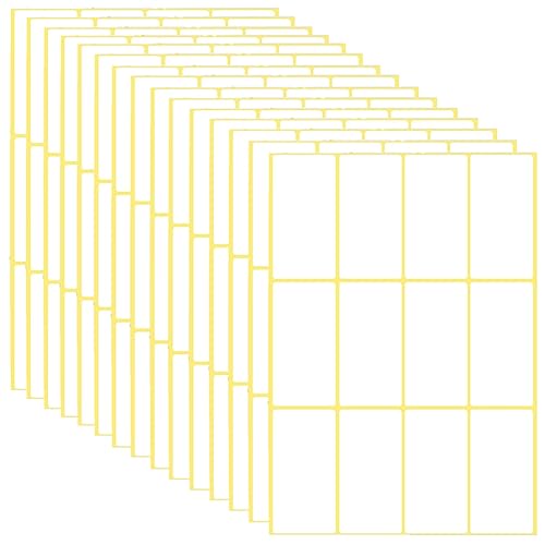 SamHeng 180 Stück Weiß Etiketten Aufkleber, 32x64 mm Rechteck Selbstklebend Klebeetiketten zum Beschriften, Universal Leere Aufkleber Haushaltsetiketten für Flaschen Ordner Schule Büro Küche SamHeng 180 Stück Weiß Etiketten Aufkleber, 32x64 mm Rechteck Selbstklebend Klebeetiketten zum Beschriften, Universal Leere Aufkleber Haushaltsetiketten für Flaschen Ordner Schule Büro Küche von SamHeng
