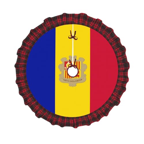 121,9 cm Weihnachtsbaumröcke, Andorra-Flagge, Retro-Dekorationen für Zuhause und Büro, Gitter-Ornamente für Weihnachten und Neujahrspartys 121,9 cm Weihnachtsbaumröcke, Andorra-Flagge, Retro-Dekorationen für Zuhause und Büro, Gitter-Ornamente für Weihnachten und Neujahrspartys von SamLng