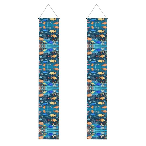 Blaue Unterwasserwelt der Fische, Abschluss-Veranda-Banner – vielseitige Party-Dekorationen, perfekt für Haustür, Wand, Terrasse und mehr Blaue Unterwasserwelt der Fische, Abschluss-Veranda-Banner – vielseitige Party-Dekorationen, perfekt für Haustür, Wand, Terrasse und mehr von SamLng