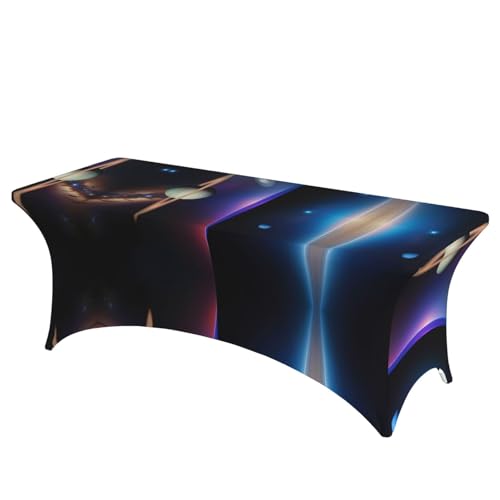 Cosmic Saturn Volldruck Rechteckige Tischdecke für Hochzeiten & Partys - Dehnbare, langlebige Terrassenbankett-Tischdecke Cosmic Saturn Volldruck Rechteckige Tischdecke für Hochzeiten & Partys - Dehnbare, langlebige Terrassenbankett-Tischdecke von SamLng
