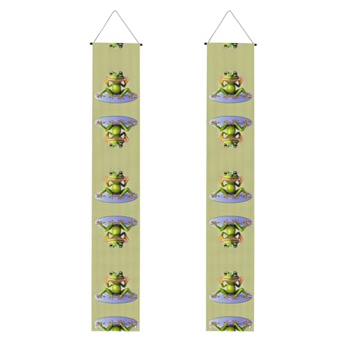 Der lustige Frosch macht Yoga Druck Graduation Veranda Banner – vielseitige Party-Dekorationen, perfekt für Haustür, Wand, Terrasse und mehr Der lustige Frosch macht Yoga Druck Graduation Veranda Banner – vielseitige Party-Dekorationen, perfekt für Haustür, Wand, Terrasse und mehr von SamLng