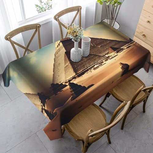 Dreaming of the Pyramids of Khufu Tischdecke, rechteckig, waschbar, klassische Küchendekoration für Esstisch, Tischplatte und Party-Tischdecken Dreaming of the Pyramids of Khufu Tischdecke, rechteckig, waschbar, klassische Küchendekoration für Esstisch, Tischplatte und Party-Tischdecken von SamLng