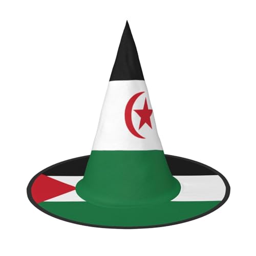 Flagge der Westsahara Halloween Hexenhut für Erwachsene Partyhut für Maskerade Karneval Cosplay Spitzhorn Dekoration Kappe Flagge der Westsahara Halloween Hexenhut für Erwachsene Partyhut für Maskerade Karneval Cosplay Spitzhorn Dekoration Kappe von SamLng