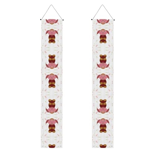 Happy Cartoon Pig Print Graduation Veranda Banner - Vielseitige Party-Dekorationen, perfekt für Haustür, Wand, Terrasse und mehr Happy Cartoon Pig Print Graduation Veranda Banner - Vielseitige Party-Dekorationen, perfekt für Haustür, Wand, Terrasse und mehr von SamLng