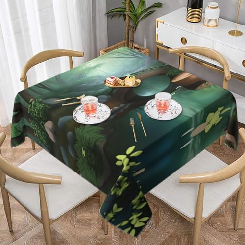 Kleine Brücke im Osten, quadratische Tischdecke, perfekt für Hochzeiten im Innen- und Außenbereich, Teepartys und mehr, ideale Küchendekoration Kleine Brücke im Osten, quadratische Tischdecke, perfekt für Hochzeiten im Innen- und Außenbereich, Teepartys und mehr, ideale Küchendekoration von SamLng