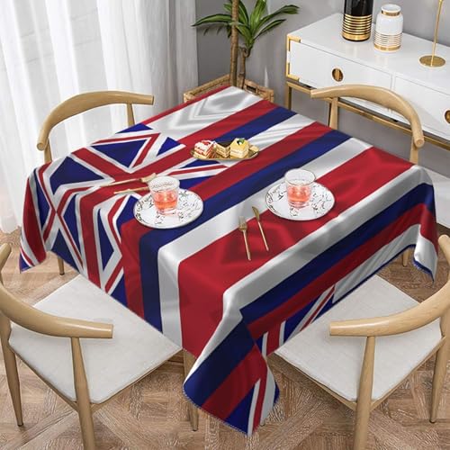 Quadratische Tischdecke mit Hawaii-Flagge – perfekt für Hochzeiten im Innen- und Außenbereich, Teepartys und mehr – ideale Küchendekoration Quadratische Tischdecke mit Hawaii-Flagge – perfekt für Hochzeiten im Innen- und Außenbereich, Teepartys und mehr – ideale Küchendekoration von SamLng