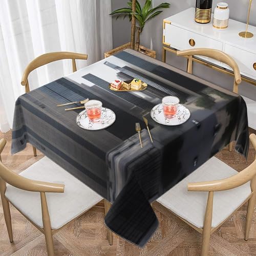 Quadratische Tischdecke mit Urban-Horizon-Druck, perfekt für Hochzeiten im Innen- und Außenbereich, Teepartys und mehr, ideale Küchendekoration von SamLng