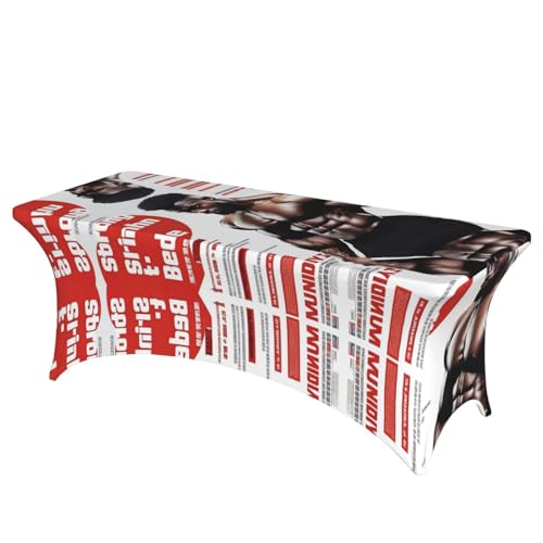 Rechteckige Tischdecke für Hochzeiten und Partys mit starkem Druck, dehnbar, langlebig, Terrassenbankett-Tischdecke von SamLng