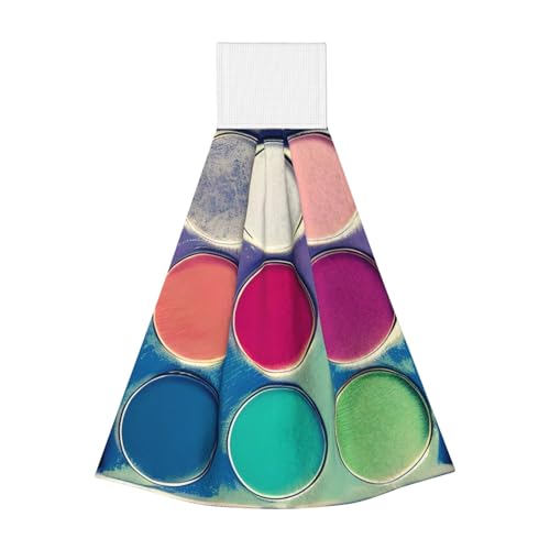 Runde Farbpalette Korallen-Samt-Handtücher – Hängende Handtücher für Küche, Bad, Camping, Outdoor und persönliche Hygiene Runde Farbpalette Korallen-Samt-Handtücher – Hängende Handtücher für Küche, Bad, Camping, Outdoor und persönliche Hygiene von SamLng
