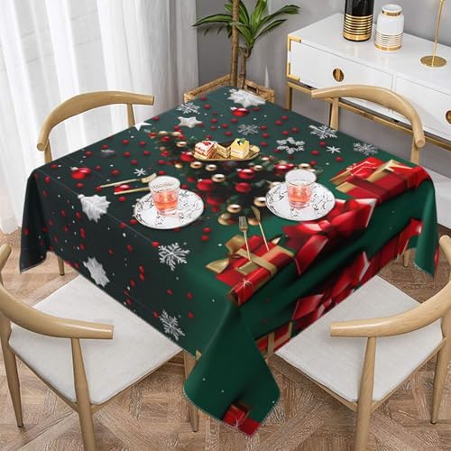 Runde Tischdecke mit Weihnachtsbaum-Druck, perfekt für Hochzeiten im Innen- und Außenbereich, Teepartys und mehr, ideale Küchendekoration Runde Tischdecke mit Weihnachtsbaum-Druck, perfekt für Hochzeiten im Innen- und Außenbereich, Teepartys und mehr, ideale Küchendekoration von SamLng