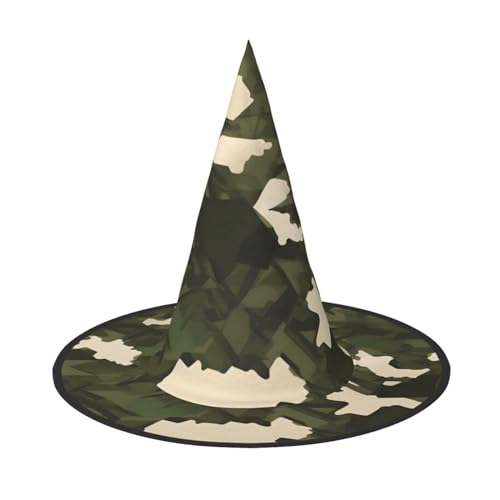 SamLng Armee Camouflage Halloween Hexenhut für Erwachsene Partyhut Maskerade Karneval Cosplay Spitze Horn Dekoration Cap SamLng Armee Camouflage Halloween Hexenhut für Erwachsene Partyhut Maskerade Karneval Cosplay Spitze Horn Dekoration Cap von SamLng