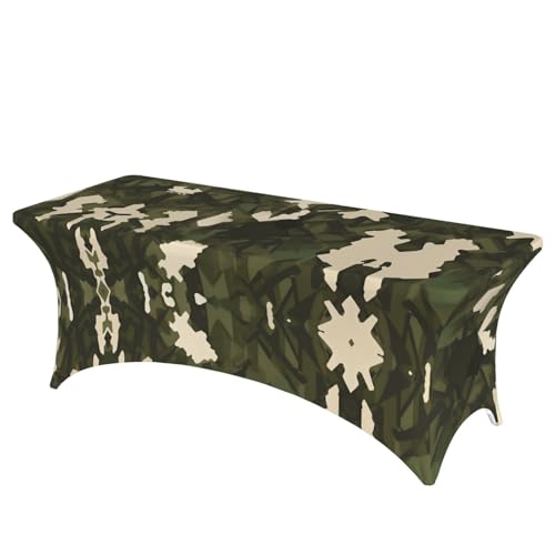 SamLng Armee-Camouflage-Tischdecke, rechteckig, für Hochzeiten und Partys, dehnbar, langlebig, für Terrasse, Bankett, Tischdecke SamLng Armee-Camouflage-Tischdecke, rechteckig, für Hochzeiten und Partys, dehnbar, langlebig, für Terrasse, Bankett, Tischdecke von SamLng