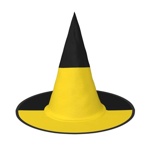 SamLng Baden-Württemberg Flagge Halloween Hexenhut für Erwachsene - Partyhut für Maskerade Karneval Cosplay - Spitzhorn Deko Cap SamLng Baden-Württemberg Flagge Halloween Hexenhut für Erwachsene - Partyhut für Maskerade Karneval Cosplay - Spitzhorn Deko Cap von SamLng