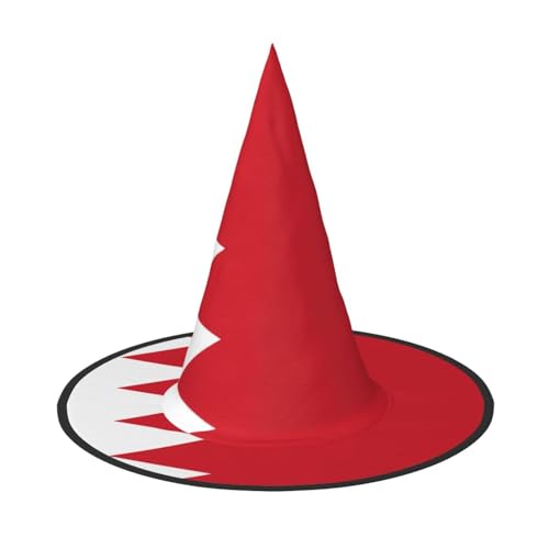 SamLng Bahraini Flagge Halloween Hexenhut für Erwachsene Partyhut für Maskerade Karneval Cosplay Spitze Horn Dekoration Kappe SamLng Bahraini Flagge Halloween Hexenhut für Erwachsene Partyhut für Maskerade Karneval Cosplay Spitze Horn Dekoration Kappe von SamLng