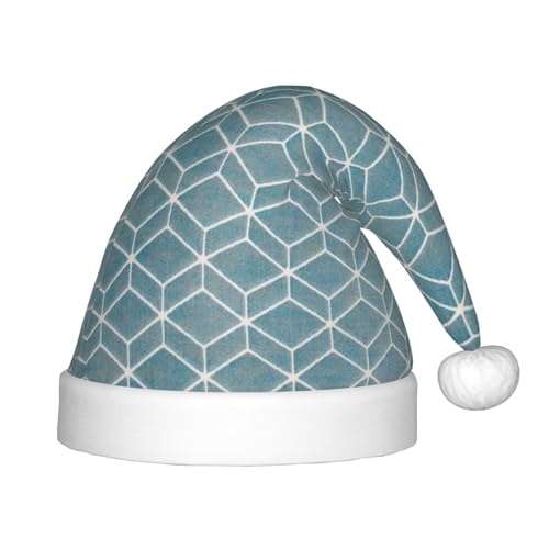 SamLng Blaue Gitter-Weihnachtsmütze – warme Urlaubsmütze, perfekt für Weihnachten, Neujahrsparty, Festival – idealer Kopfschmuck für Kinder von 4–12 Jahren SamLng Blaue Gitter-Weihnachtsmütze – warme Urlaubsmütze, perfekt für Weihnachten, Neujahrsparty, Festival – idealer Kopfschmuck für Kinder von 4–12 Jahren von SamLng