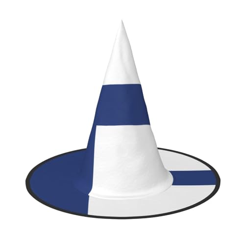 SamLng Finnische Flagge Halloween Hexenhut für Erwachsene Partyhut Maskerade Karneval Cosplay Spitzhorn Dekoration Kappe SamLng Finnische Flagge Halloween Hexenhut für Erwachsene Partyhut Maskerade Karneval Cosplay Spitzhorn Dekoration Kappe von SamLng