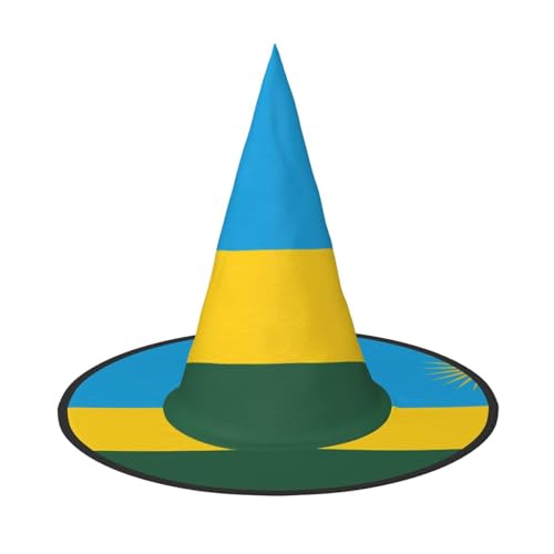 SamLng Flagge Ruandas Halloween Hexenhut für Erwachsene Partyhut Maskerade Karneval Cosplay Spitzhorn Dekoration Kappe SamLng Flagge Ruandas Halloween Hexenhut für Erwachsene Partyhut Maskerade Karneval Cosplay Spitzhorn Dekoration Kappe von SamLng