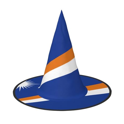 SamLng Flagge der Marshallinseln Halloween Hexenhut für Erwachsene - Partyhut für Maskerade Karneval Cosplay - Spitzhorn Dekoration Cap SamLng Flagge der Marshallinseln Halloween Hexenhut für Erwachsene - Partyhut für Maskerade Karneval Cosplay - Spitzhorn Dekoration Cap von SamLng