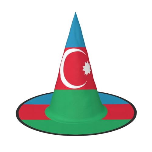 SamLng Flagge von Aserbaidschan Halloween Hexenhut Erwachsene Partyhut Maskerade Karneval Cosplay Spitze Horn Dekoration Kappe SamLng Flagge von Aserbaidschan Halloween Hexenhut Erwachsene Partyhut Maskerade Karneval Cosplay Spitze Horn Dekoration Kappe von SamLng