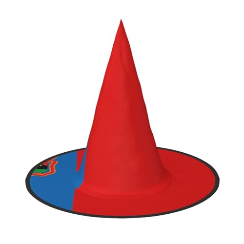 SamLng Flagge von Kemerovo Halloween Hexenhut für Erwachsene Partyhut Maskerade Karneval Cosplay Spitze Horn Dekoration Kappe SamLng Flagge von Kemerovo Halloween Hexenhut für Erwachsene Partyhut Maskerade Karneval Cosplay Spitze Horn Dekoration Kappe von SamLng