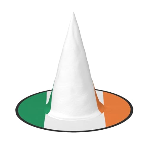 SamLng Irische Flagge Halloween Hexenhut für Erwachsene Partyhut Maskerade Karneval Cosplay Spitze Horn Dekoration Kappe SamLng Irische Flagge Halloween Hexenhut für Erwachsene Partyhut Maskerade Karneval Cosplay Spitze Horn Dekoration Kappe von SamLng