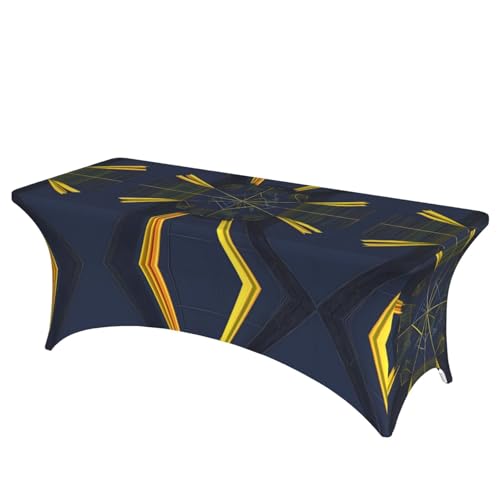 SamLng Mehrdimensionale Tischdecke, rechteckig, für Hochzeiten und Partys, dehnbar, langlebig, für Terrasse, Bankett, Tischdecke SamLng Mehrdimensionale Tischdecke, rechteckig, für Hochzeiten und Partys, dehnbar, langlebig, für Terrasse, Bankett, Tischdecke von SamLng