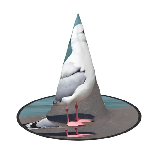 SamLng Niedliche Möwe Halloween Hexenhut für Erwachsene Partyhut Maskerade Karneval Cosplay Spitze Horn Dekoration Kappe SamLng Niedliche Möwe Halloween Hexenhut für Erwachsene Partyhut Maskerade Karneval Cosplay Spitze Horn Dekoration Kappe von SamLng