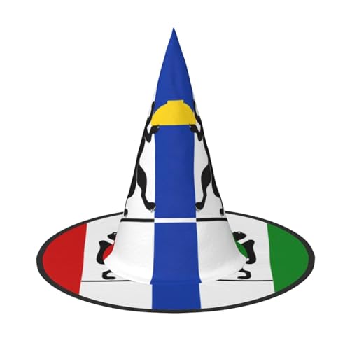 SamLng Nowosibirsk Flagge Halloween Hexenhut für Erwachsene Partyhut Maskerade Karneval Cosplay Spitze Horn Dekoration Kappe SamLng Nowosibirsk Flagge Halloween Hexenhut für Erwachsene Partyhut Maskerade Karneval Cosplay Spitze Horn Dekoration Kappe von SamLng