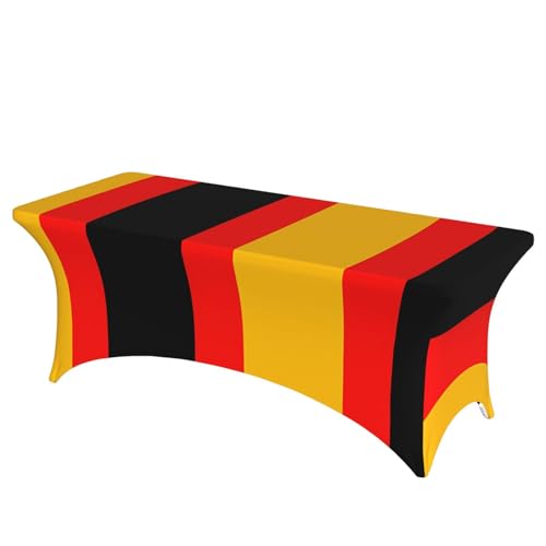 SamLng Rechteckige Tischdecke mit Deutschland-Flagge, für Hochzeiten und Partys, dehnbar, langlebig, für Terrasse, Bankett, Tischdecke SamLng Rechteckige Tischdecke mit Deutschland-Flagge, für Hochzeiten und Partys, dehnbar, langlebig, für Terrasse, Bankett, Tischdecke von SamLng