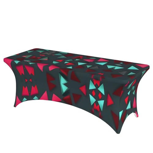 SamLng Rechteckige Tischdecke mit Dreiecksmuster, für Hochzeiten und Partys, dehnbar, langlebig, für Terrasse, Bankett, Tischdecke SamLng Rechteckige Tischdecke mit Dreiecksmuster, für Hochzeiten und Partys, dehnbar, langlebig, für Terrasse, Bankett, Tischdecke von SamLng