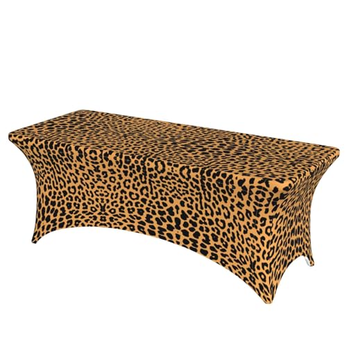 SamLng Rechteckige Tischdecke mit Giraffen-Druck, abwischbar, dehnbar, langlebig und stilvoll, Tischdecke für den Innen- und Außenbereich SamLng Rechteckige Tischdecke mit Giraffen-Druck, abwischbar, dehnbar, langlebig und stilvoll, Tischdecke für den Innen- und Außenbereich von SamLng
