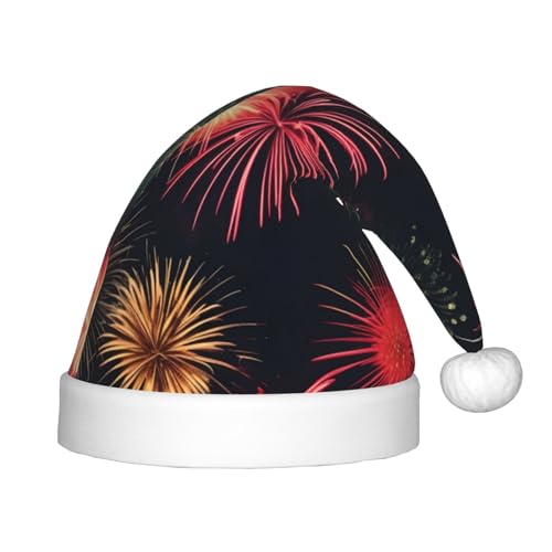 SamLng Schöne Feuerwerk-Weihnachtsmütze – warme Urlaubsmütze, perfekt für Weihnachten, Neujahrsparty, Festival – idealer Kopfschmuck für Kinder von 4–12 Jahren SamLng Schöne Feuerwerk-Weihnachtsmütze – warme Urlaubsmütze, perfekt für Weihnachten, Neujahrsparty, Festival – idealer Kopfschmuck für Kinder von 4–12 Jahren von SamLng