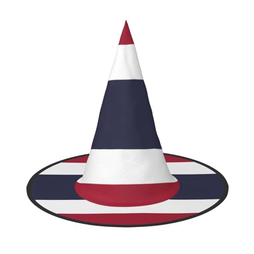 SamLng Thailand Flagge Halloween Hexenhut für Erwachsene Partyhut Maskerade Karneval Cosplay Spitze Horn Dekoration Kappe SamLng Thailand Flagge Halloween Hexenhut für Erwachsene Partyhut Maskerade Karneval Cosplay Spitze Horn Dekoration Kappe von SamLng